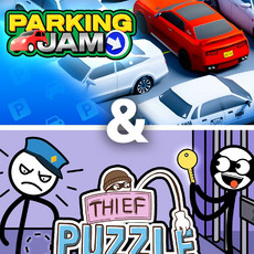 Parking Jam & Thief Puzzle