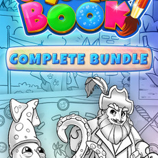 Coloring Book: Complete Bundle - 396 drawings