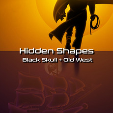 Hidden Shapes: Black Skull + Old West