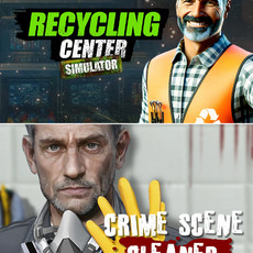 Recycling Center Simulator & Crime Scene Cleaner