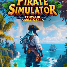 Pirate Simulator - Corsair Skull & Sails