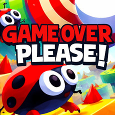 Game Over Please: Puzzle Arcade Game PS4 & PS5 PS5 Standard Edition