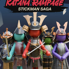 Samurai Katana Rampage: Stickman Saga