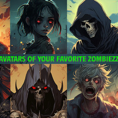 9 Premium Avatar Zombiezz Game Bundle
