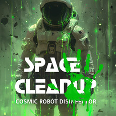 Space CleanUp: Cosmic Robot Disinfector PS4